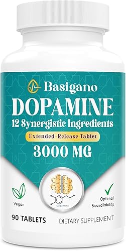 Natural Dopamine Supplement - 90 Tablets (Pack of 1)