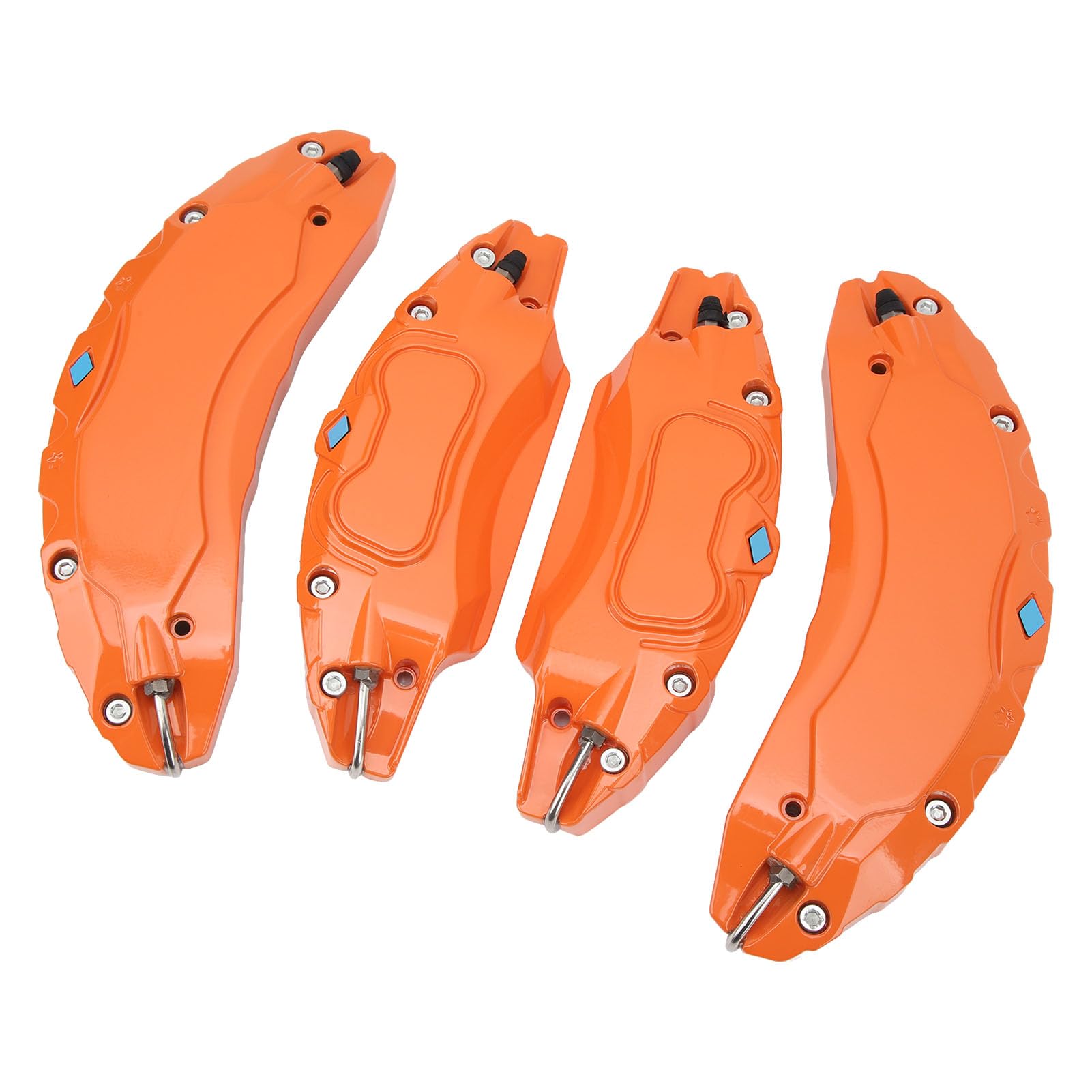 Generic Osłony Zacisków Piasty Koła Samochodowego pasują do Modelu 3 18 Cali 19 Cali-stylowa Osłona Zacisku Hamulca do Sportowej Jazdy (ORANGE)