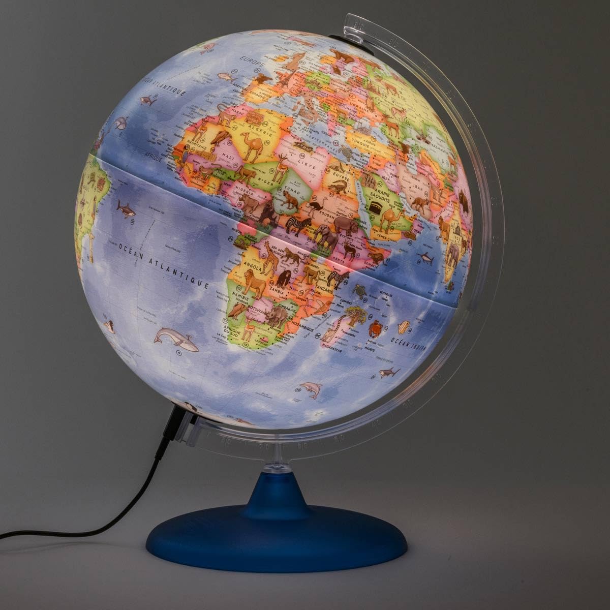 Oxybul | Globe illustré lumineux | 6 ans et plus