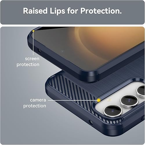Miniatura 6 de Asuwish Funda de teléfono para Samsung Galaxy S23 FE 5G con protector de pantalla de vidrio templado y accesorios de celda de silicona delgada S 23