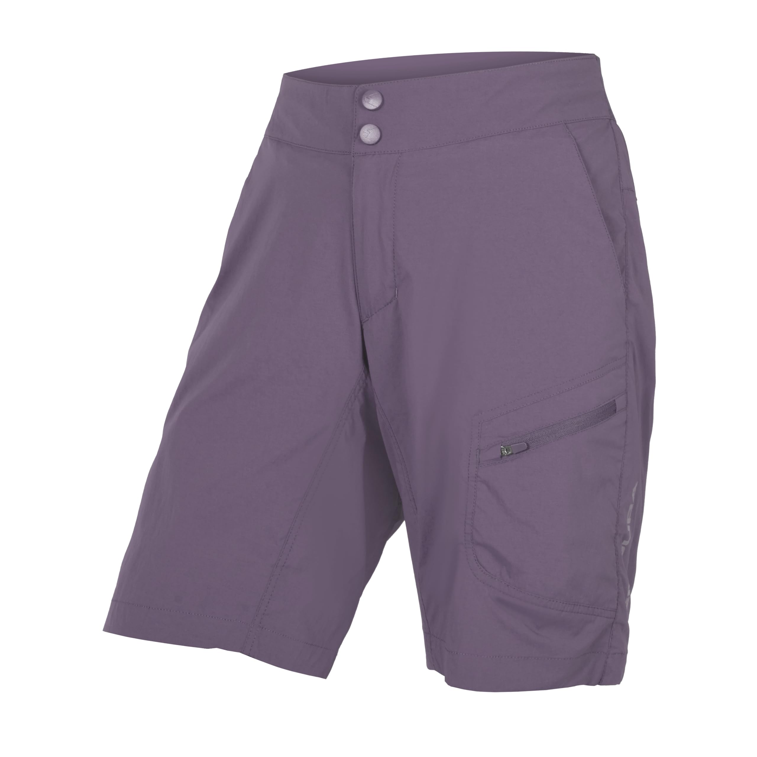 Endura Women's Hummvee Lite Cycling Shorts with Liner | Detatchable Liner | Urban and Trail Shorts | Padded Comfort | Cargo Storage | Clickfast Shorts, Pink, S