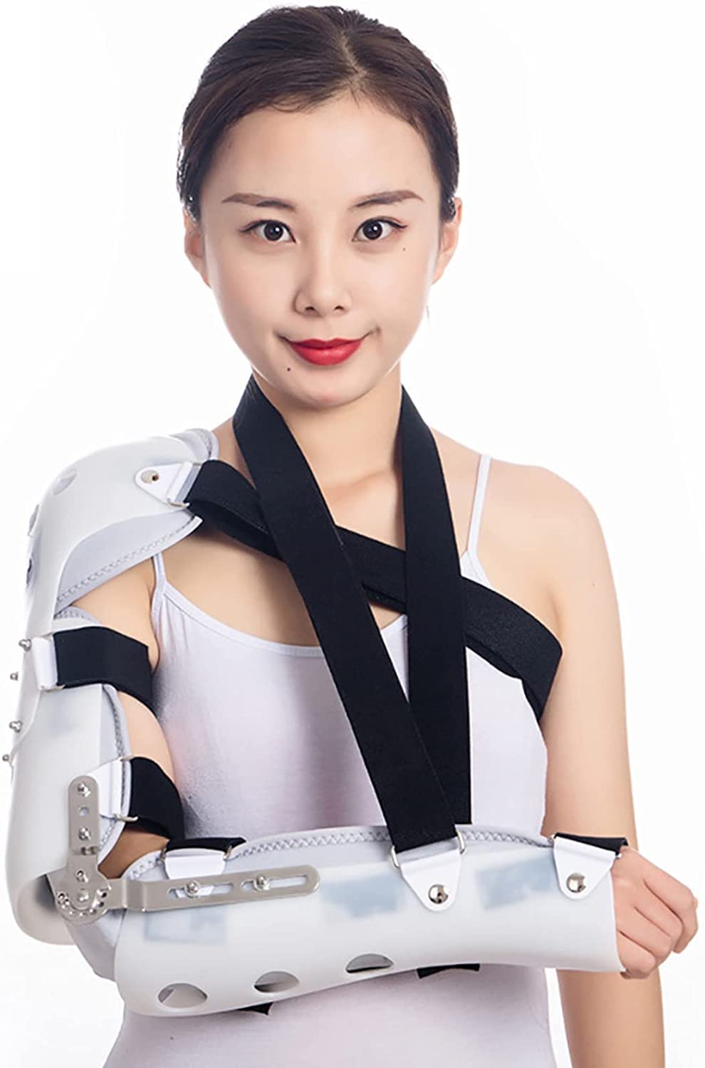Cabestrillo Inmovilizador De Hombro, Soporte Ajustable Para Antebrazo, Cabestrillo Para Brazo Fracturado, Soporte De Fijación De La Articulación Del Codo Para Brazo/Mano/Codo Lesionado, Derecho
