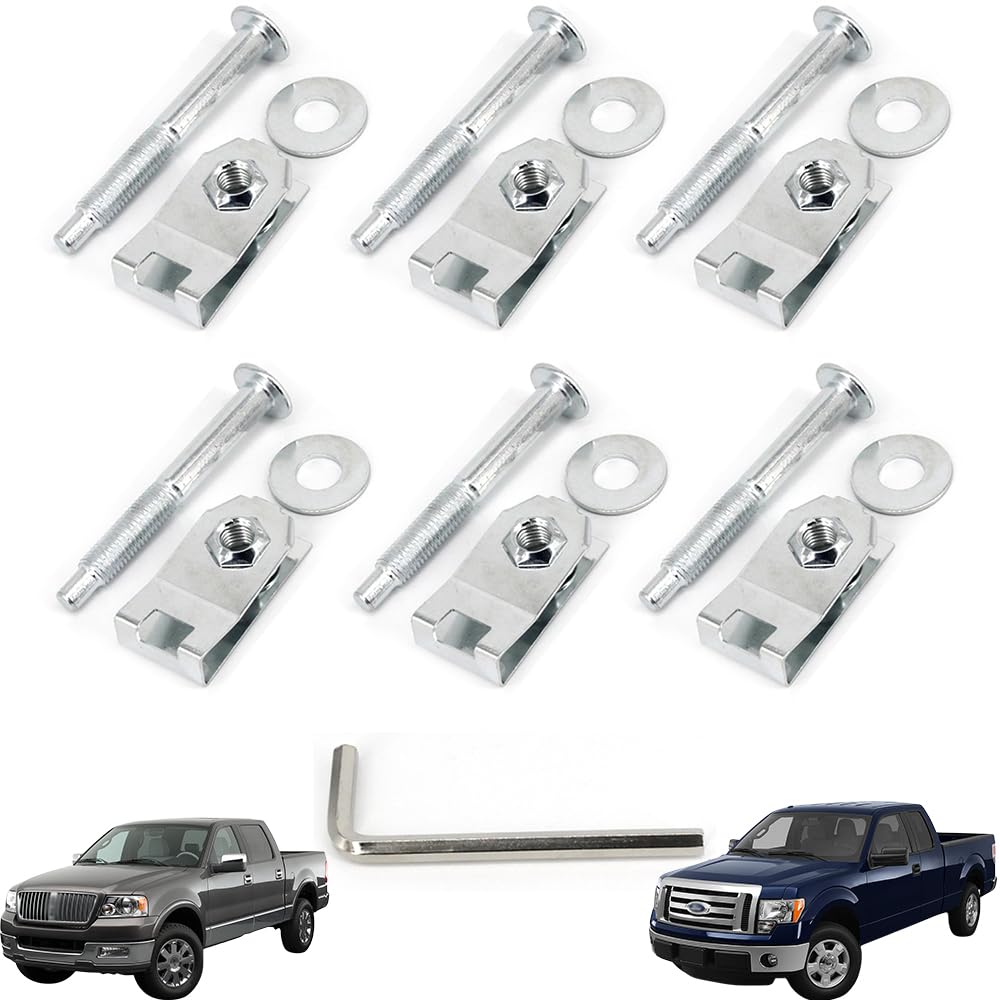 924-313 F150 Bed Bolts Truck Bed Mounting Bolt Nut Hardware Kit Hardware fit for 1997 1998 1999 2000 2001 2002 2003 2004 2005 2006 2007 2008 2009 2010