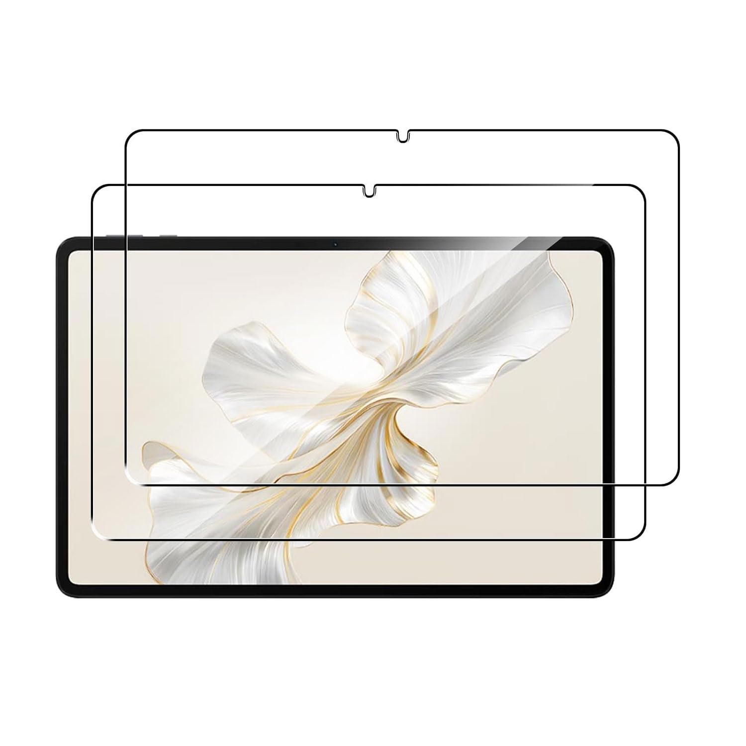 PUCHEN 2pcs Tempered Glass Compatible with Honor Pad 9 Tempered Glass Screen Protector Protector Screen Tempered Glass Film (Clear)