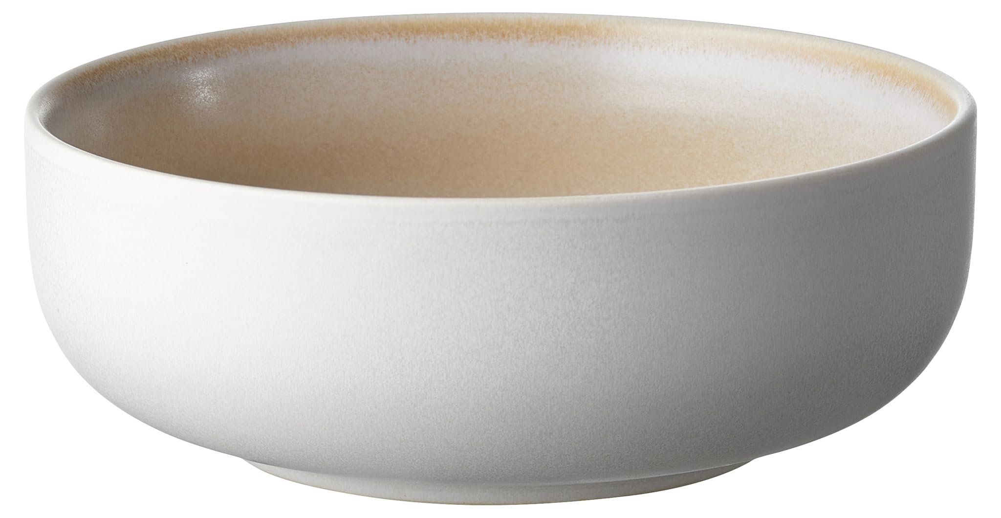North Schale Dia 15 cm Matte white/Matte sand