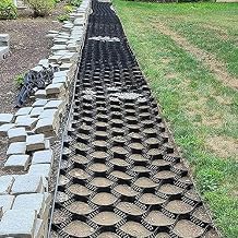 2" Thick Permeable Pavers Grass Grid for Driveway, Geo Ground Grid for Parking Pad, 3ft/ 5ft/ 10ft/ 15ft/ 20ft/25ft/ 30ft Paver System, Garage Walkway Parking Ground Stabilization Grid2m x 3m