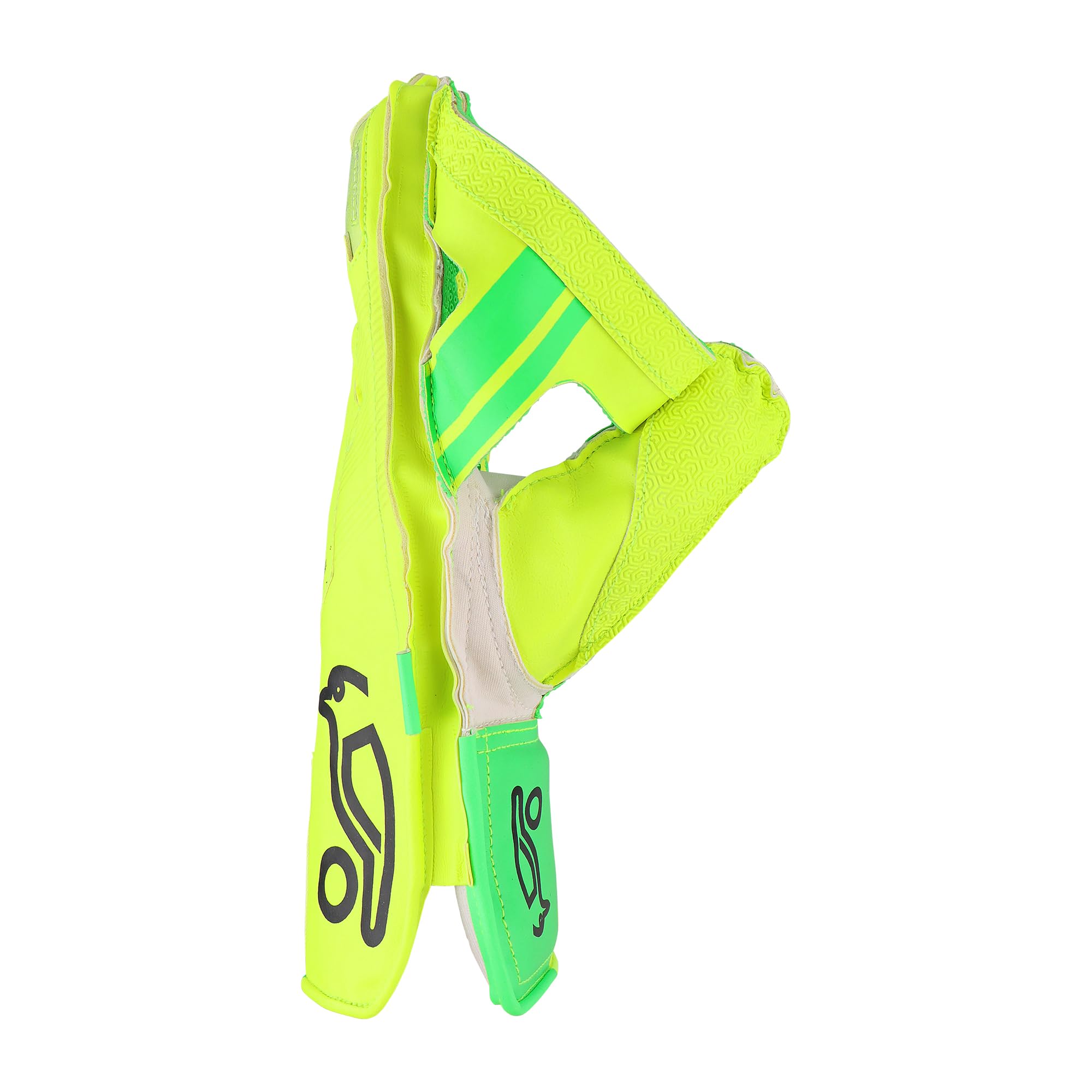 Kookaburra Hat LC 2.0 Wicket Keeping Handschuhe, Größe Erwachsene, Grün/Gelb