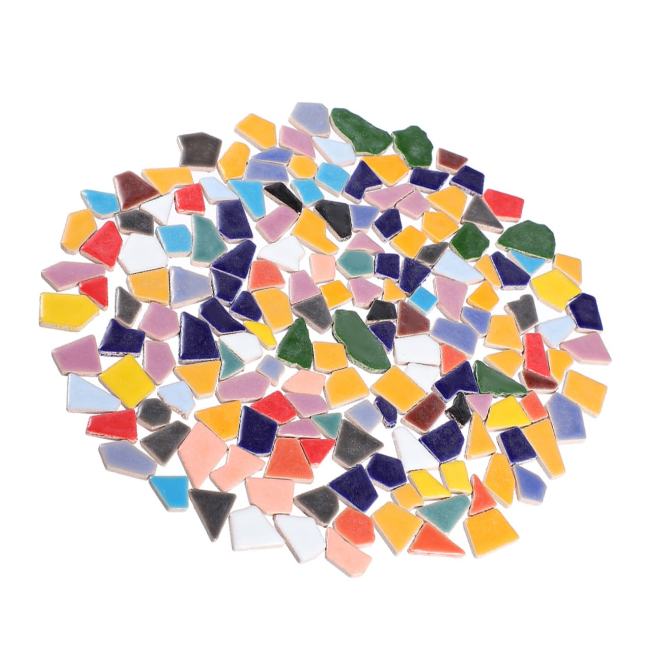 Mosaïque irrégulière en céramique 400g pour amateurs d'art et mosaïstes