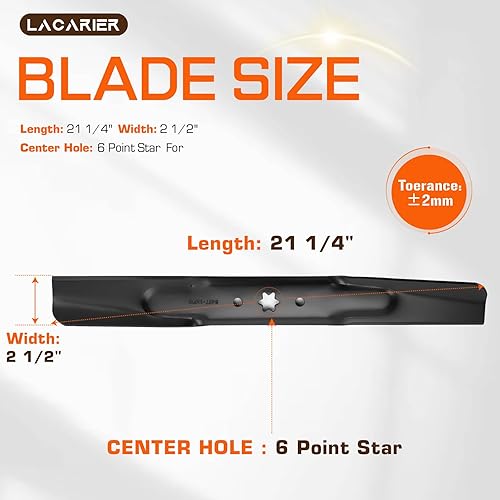 Miniatura 3 de Kit de reconstrucción de cubierta para modelos Cub Cadet XT1-LT42 XT2-LX42 de 42 pulgadas, 2 conjuntos de husillo 618-06976, 2 cuchillas