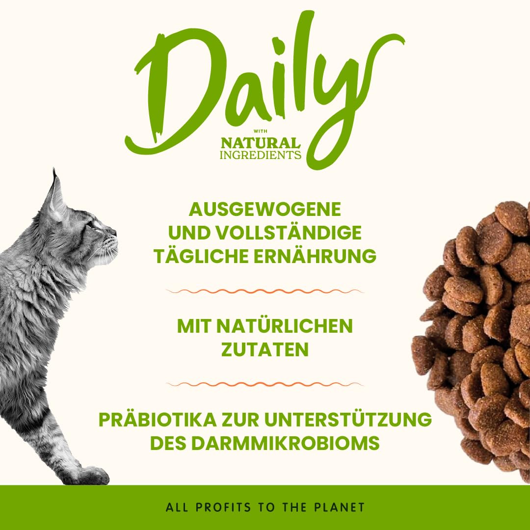 Almo Nature Daily – Trockenfutter für Katzen – Huhn & Truthahn – Sacco da 12 kg