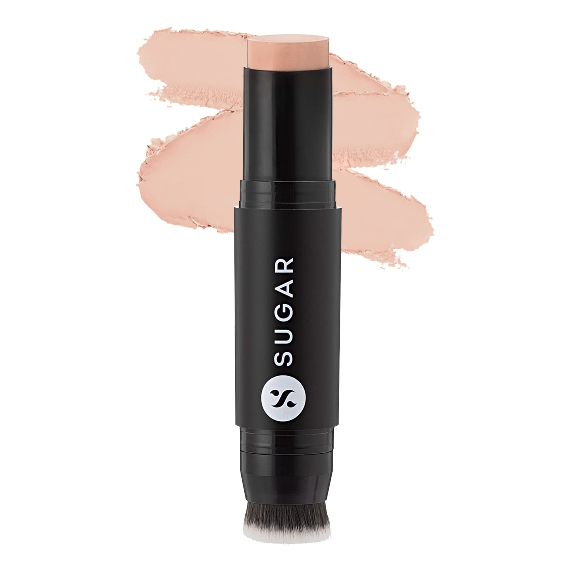Ace Of Face Foundation Stick with In-Built Brush | Lasts 24hrs | Full Coverage Foundation for Women | 12gm - 15 Cappuccino