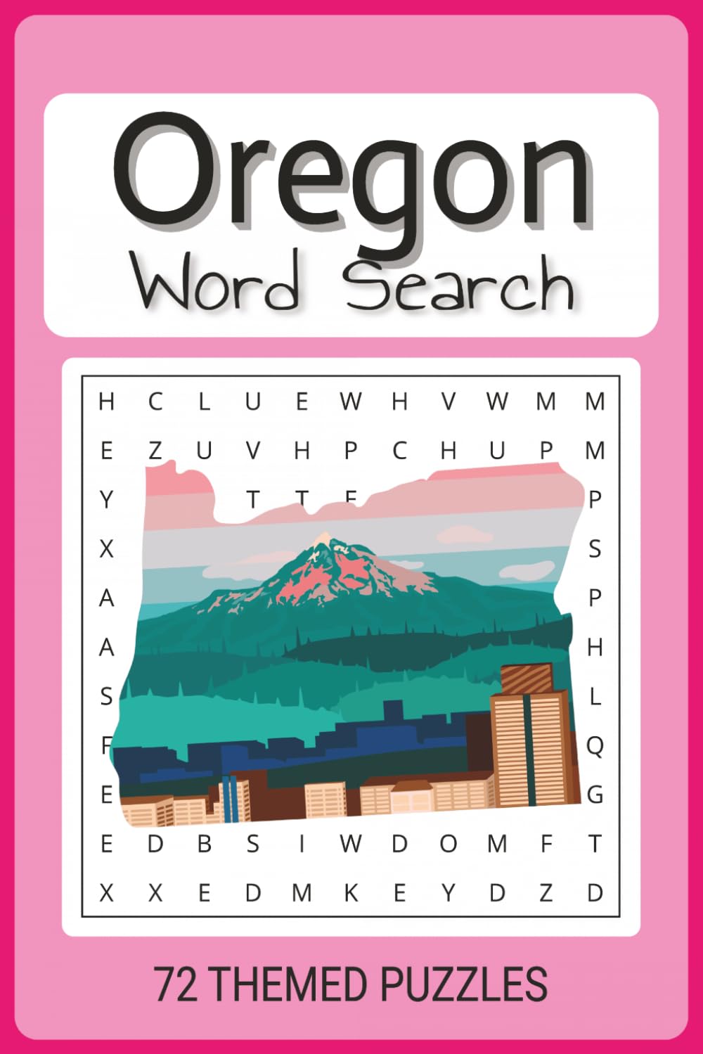 Oregon Word Search Puzzle Book: Easy to Read Word Find