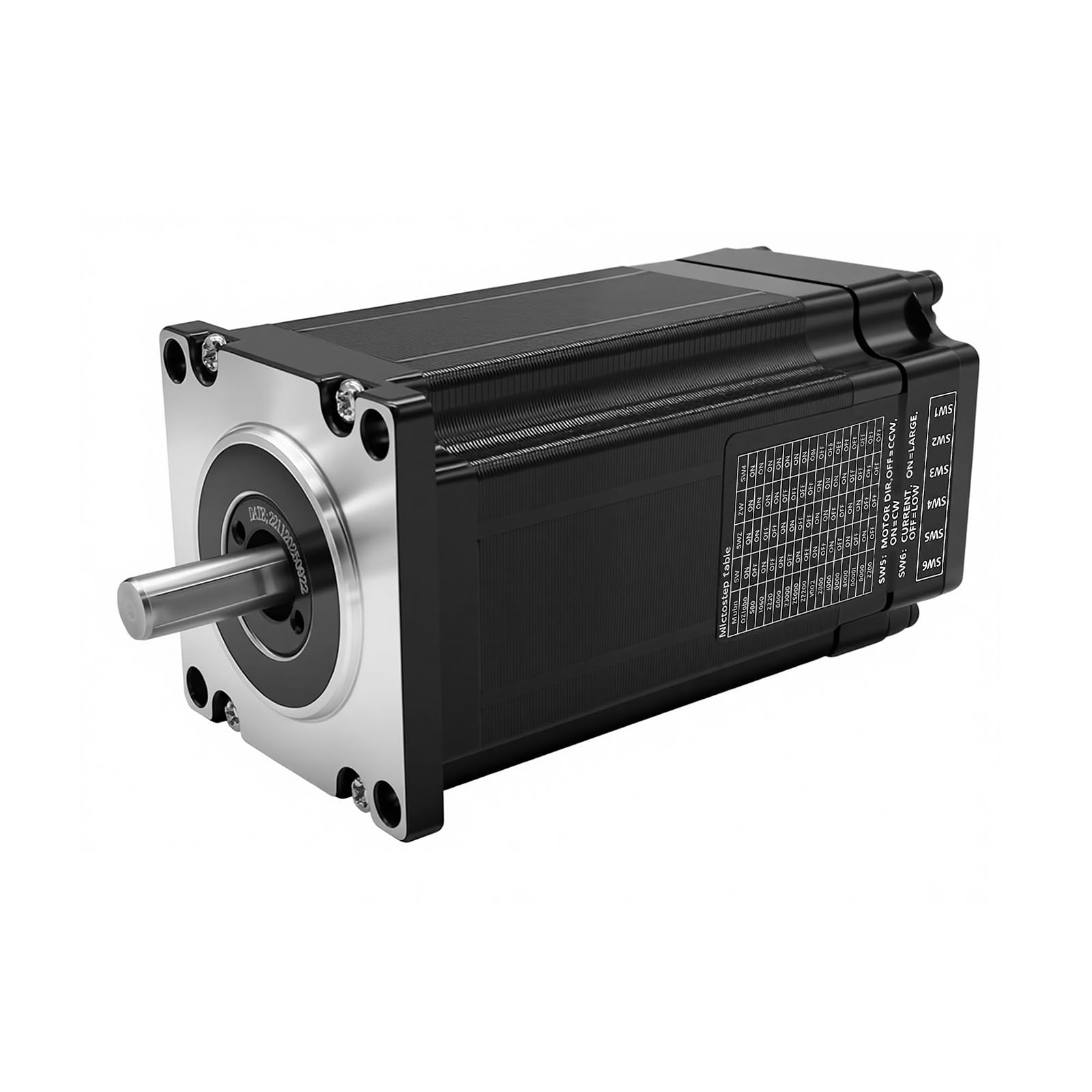 Système servo intégré Smart Nema 23 Moteur pas à pas en boucle fermée 57 mm avec encodeur, pilote, 1000 tr/min, 0 ~ 3,5 A 24 ~ 48 V DC Couple 2 Nm Moteurs pour routeur CNC, imprimante 3D, machine de