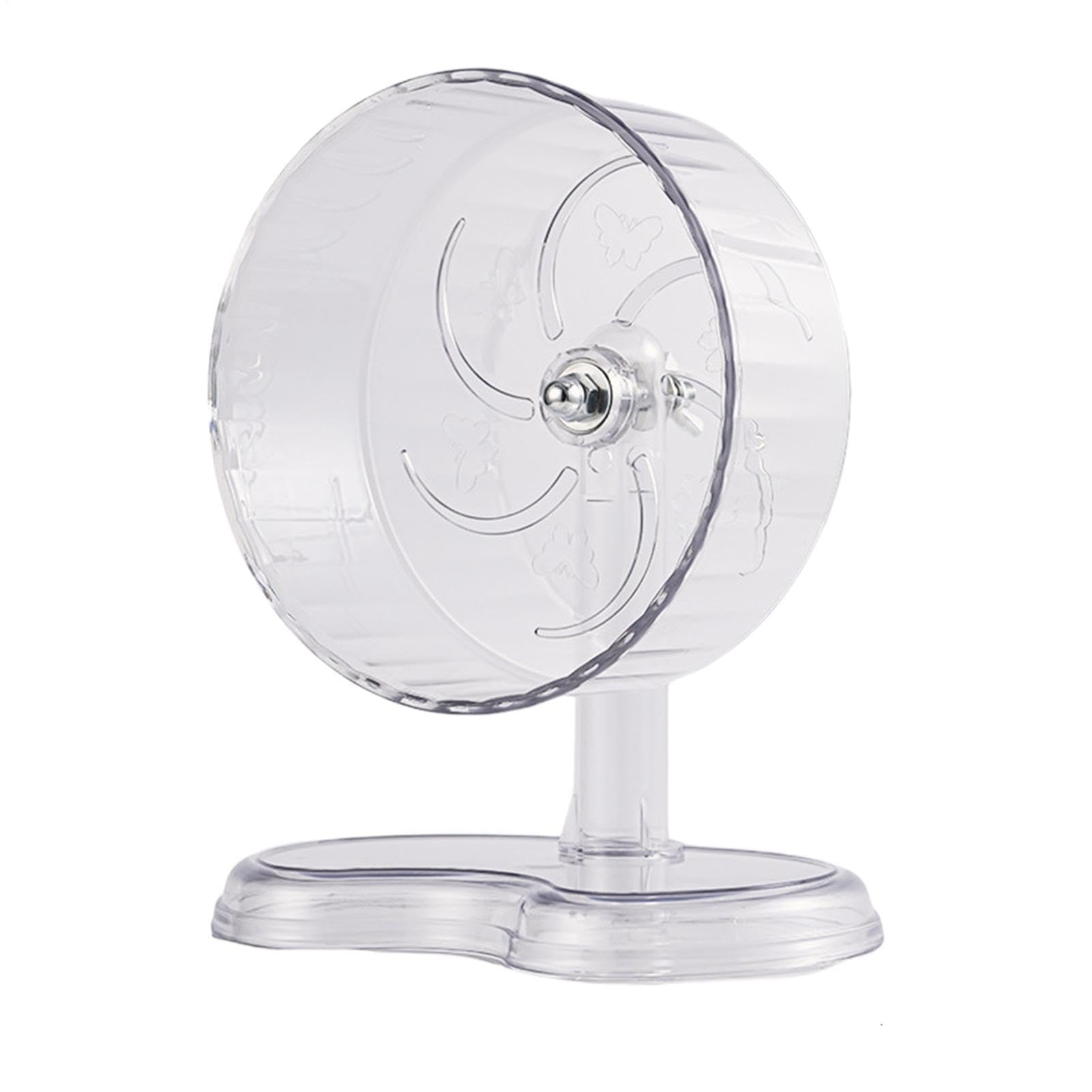 Roue pour hamster de 24 cm | Accessoire de cage transparent pour gerbille