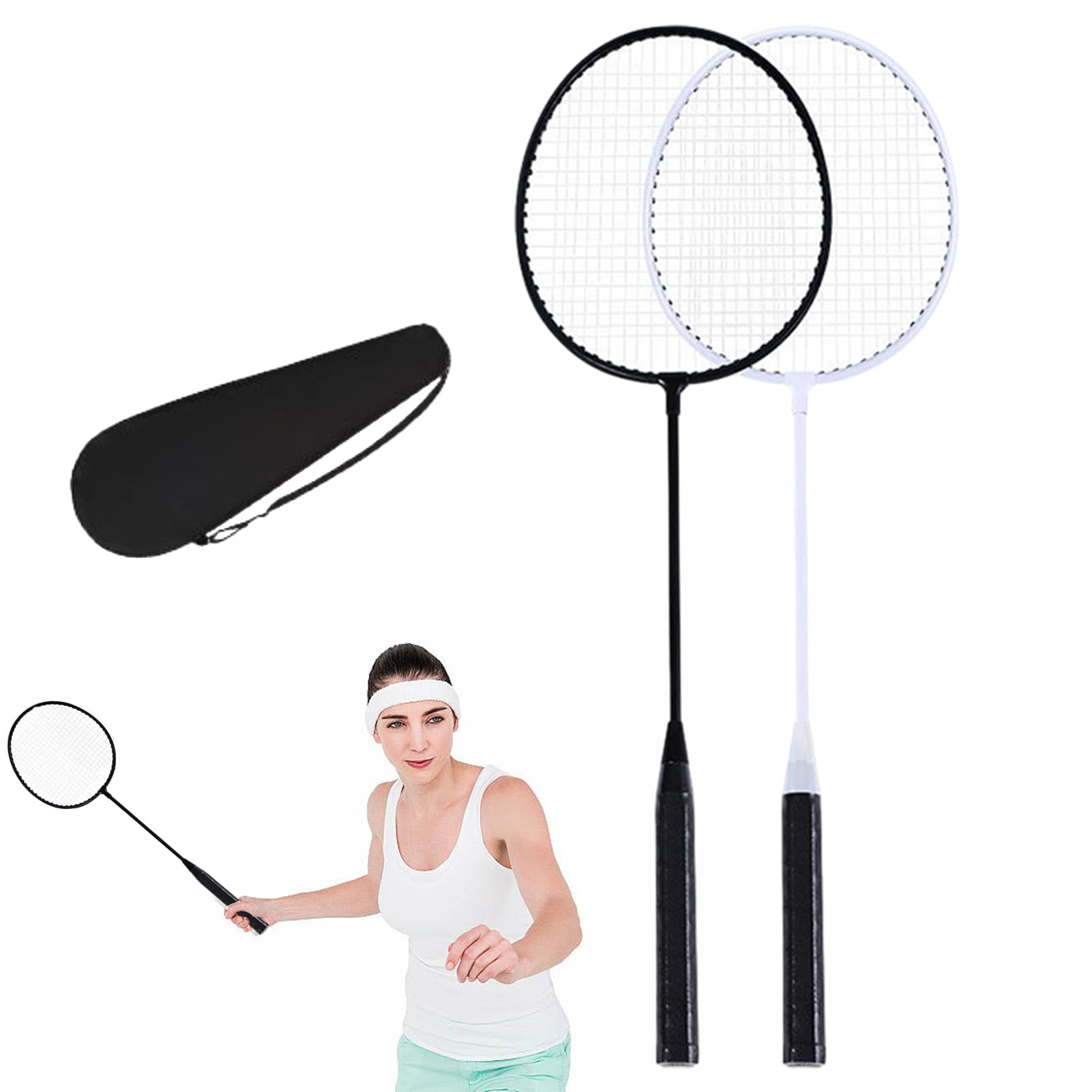 Ensemble de raquettes de badminton pour 4, ensemble complet Shuttlecock avec sac et volants, pour les jeux familiaux d'extérieur | Best Buy Canada