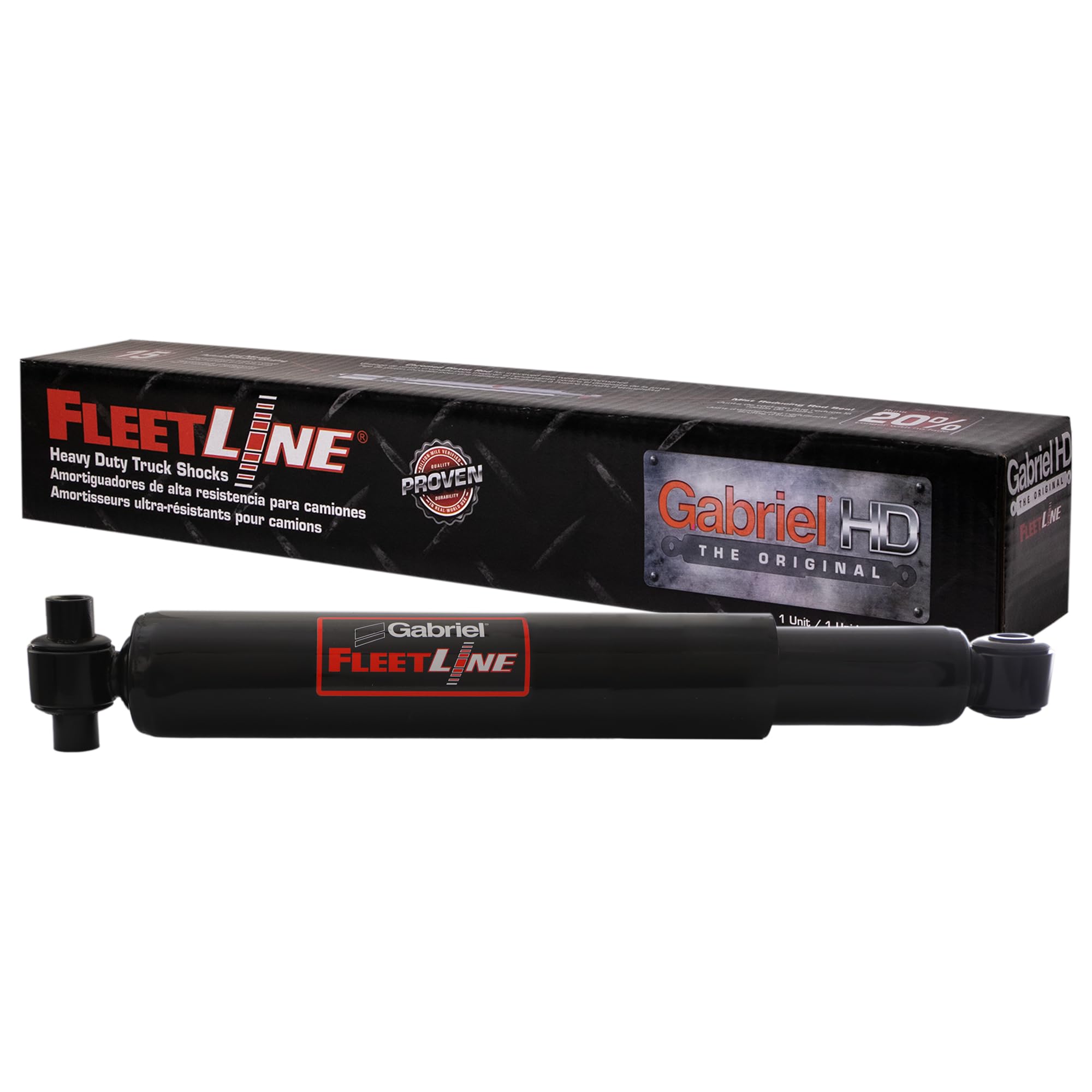 Gabriel 85200 FleetLine HD Truck Front Shocks Absorber Fits 18-24 Freightliner Cascadia; 23-24 Western Star 57X
