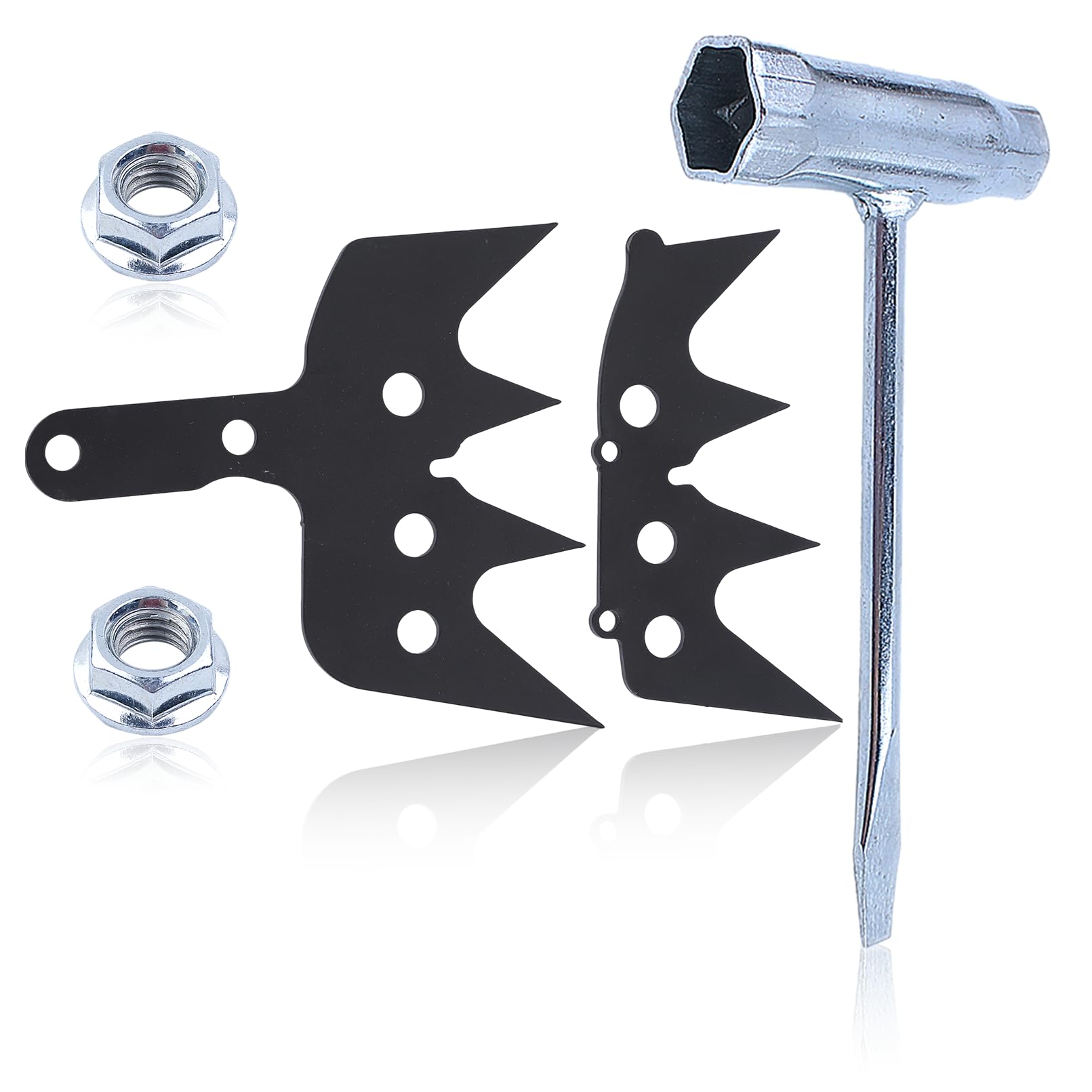 Adefol Bumper Spike Felling Dog Set for Husqvarna 455 455E Rancher 460 Jonsered CS2255 Chainsaw, 455 Metal Felling Dog with 13mm x 19mm Chainsaw