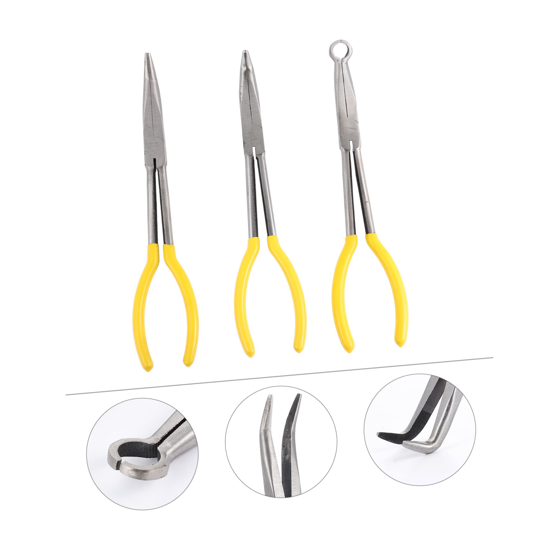 Pinza Multifunzione Set Di Pinze A Becchi Curvi 11 Pollici Pinze Pratiche Per Casa E Officina Gancio Robusto E Presa