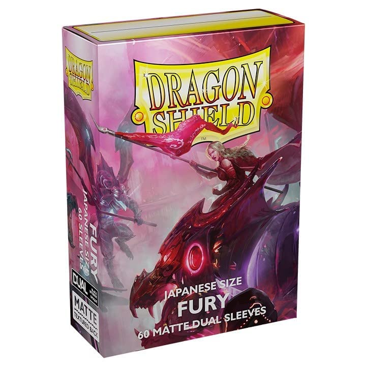 Dragon Shield Dual Matte Mini Japanese Fury 60 ct Card Sleeves