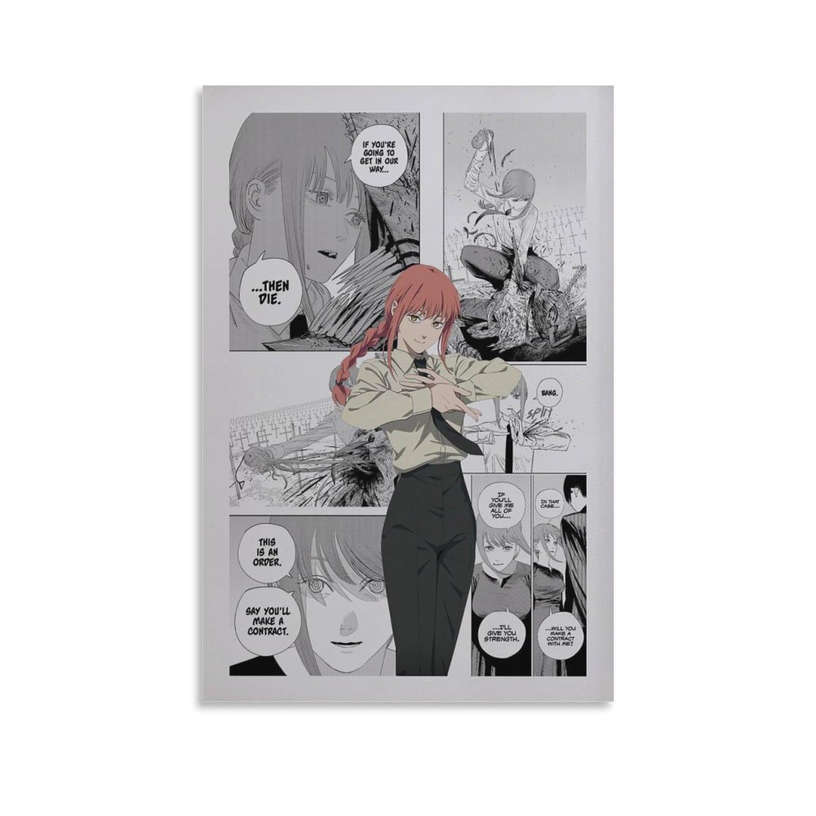 Amazon.co.jp: チェンソーマン コミックポスター - マキマキ 印刷