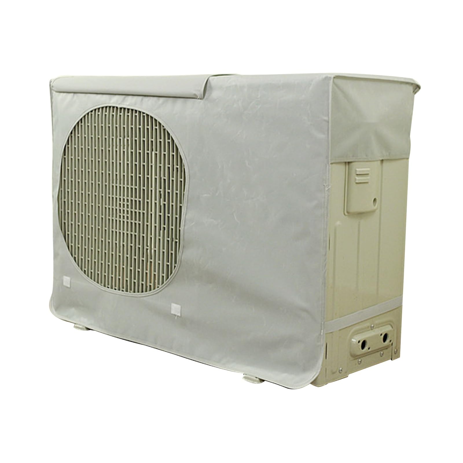 Copri Condizionatore da Esterno, Coperture Rcopertura Condizionatore, Copertura per Copricondizionatori Esterni Esterno con Design a Ribalta, Tessuto Oxford in PVC(Gray,100x79x43cm/39x31x17in)