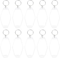 Vista 1 de PATIKIL Vintage Motel Llavero, en blanco Hotel Llaveros Llaveros