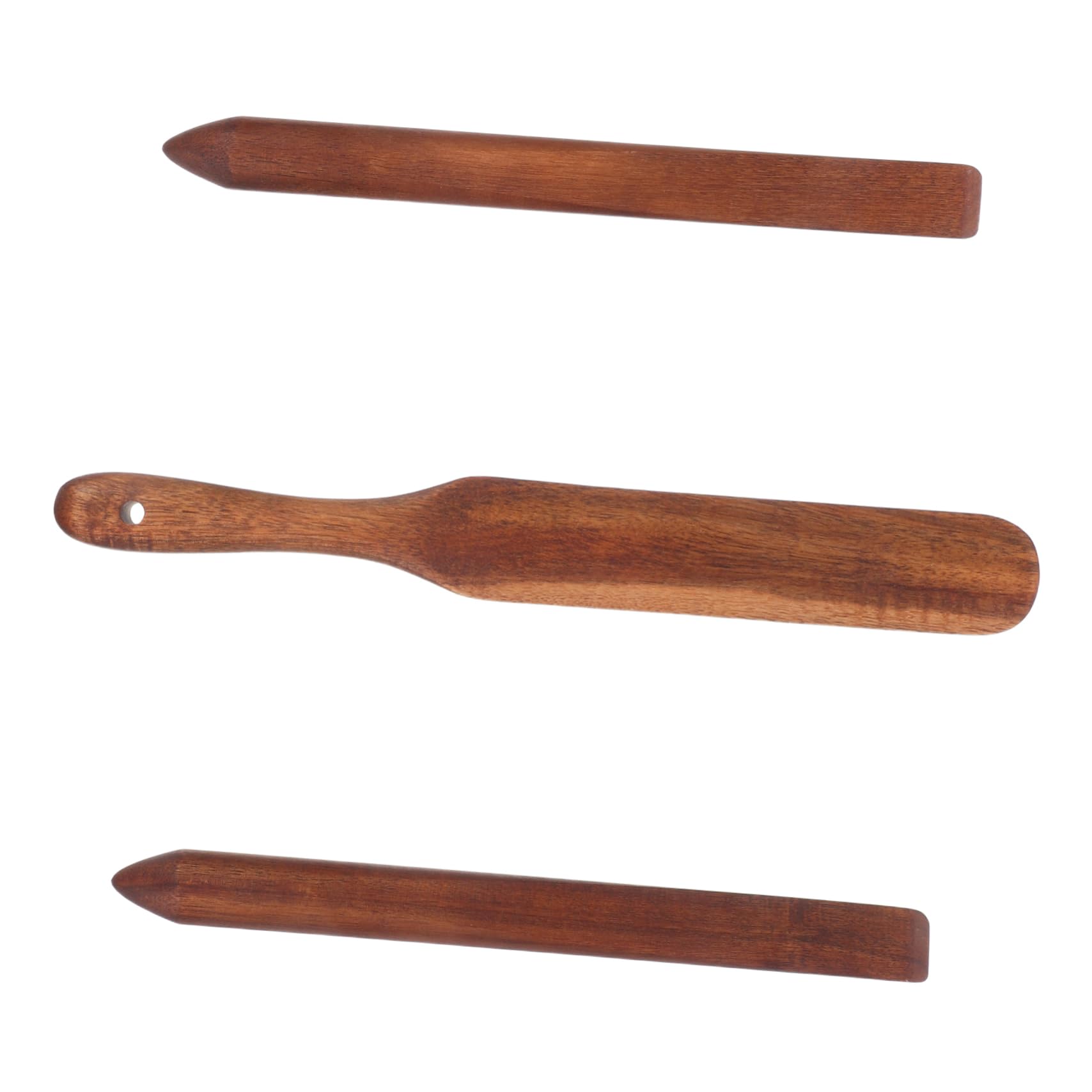 3piezas Varilla De Madera De Acacia Para Remover Masa Madre Herramienta De Cocina Para Hacer Pan Espátula De Madera Para Cocinar y Hornear Utensilio Para Masa