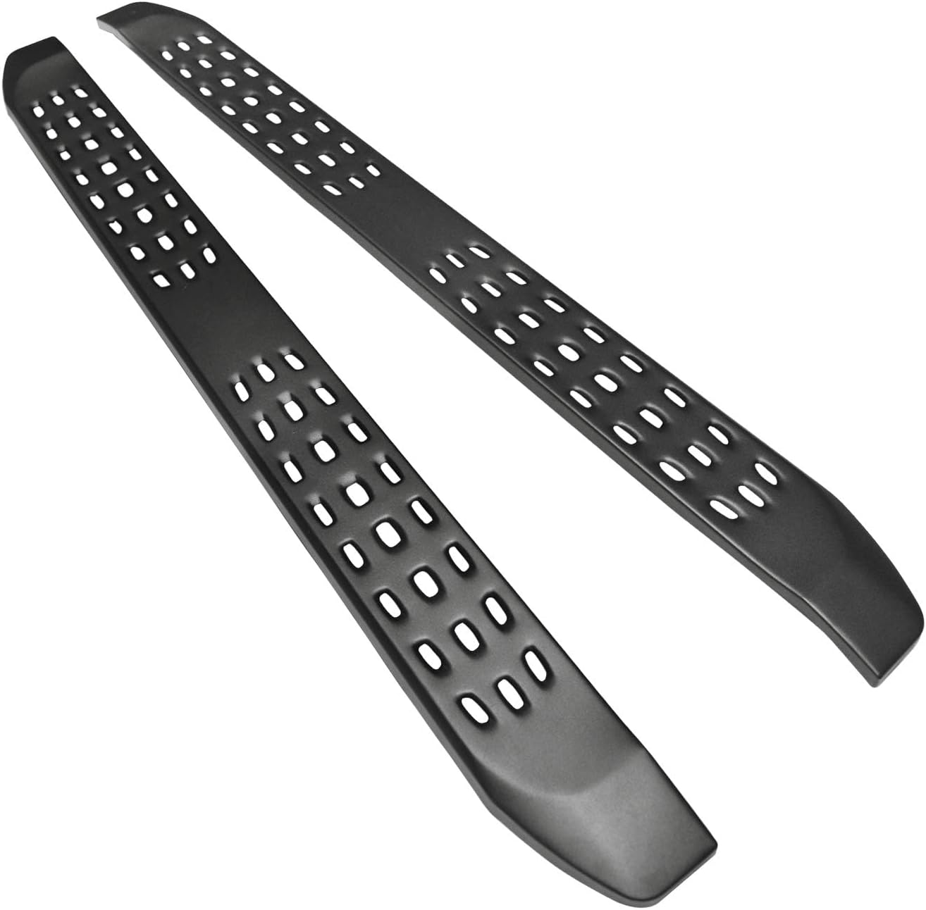 TAC Frigate Running Boards Fit 2005-2023 Toyota Tacoma Double Cab Truck Pick Up Fine Texture Black Formed Side Steps 80” Length 6.7” Width Nerf Bars (2pcs)