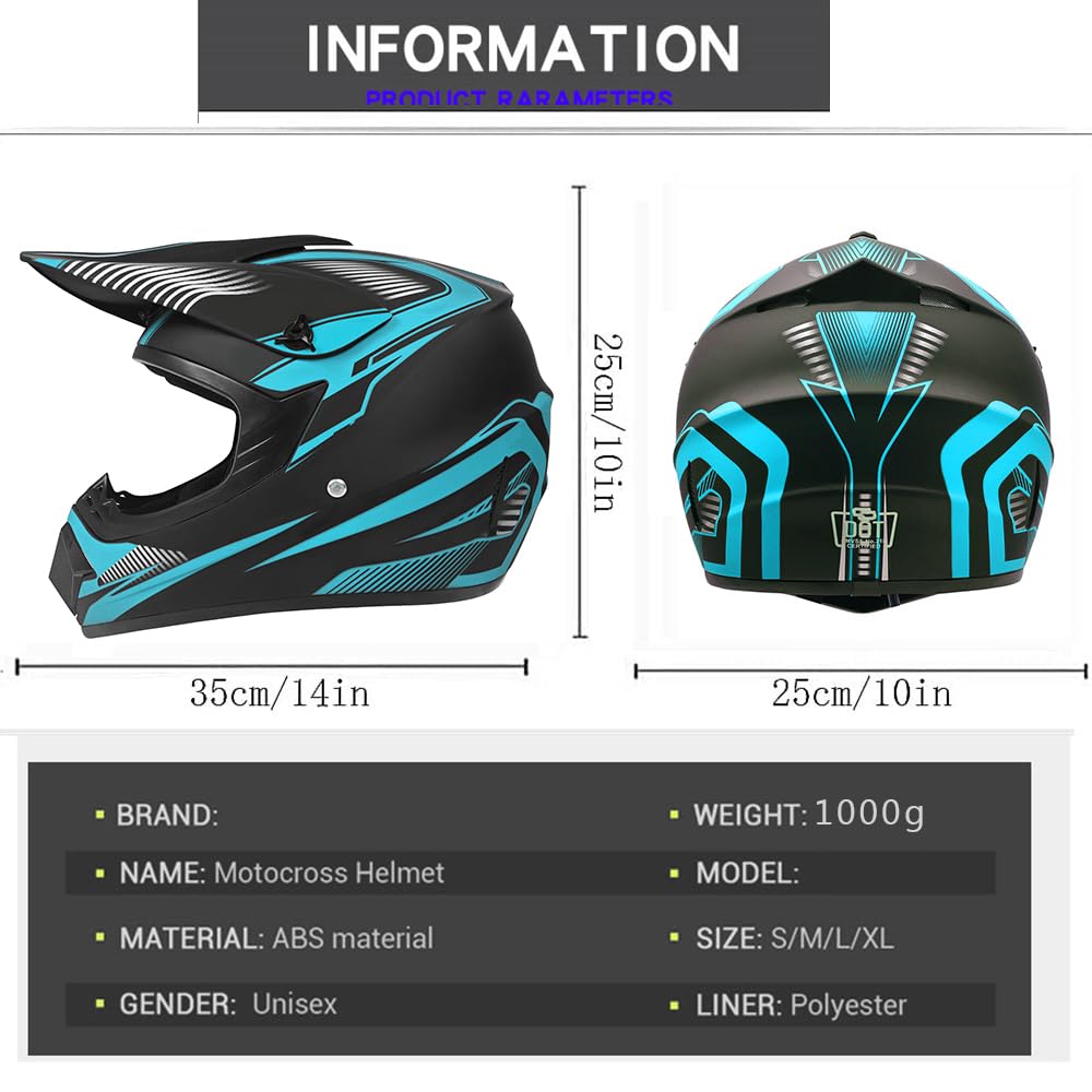 Młodzieżowy kask motocyklowy, dziecięcy kask do jazdy konnej, dla chłopców i dziewcząt, kask narciarski ATV, certyfikat DOT/ECE, nadaje się na wszystkie pory roku, 1,S