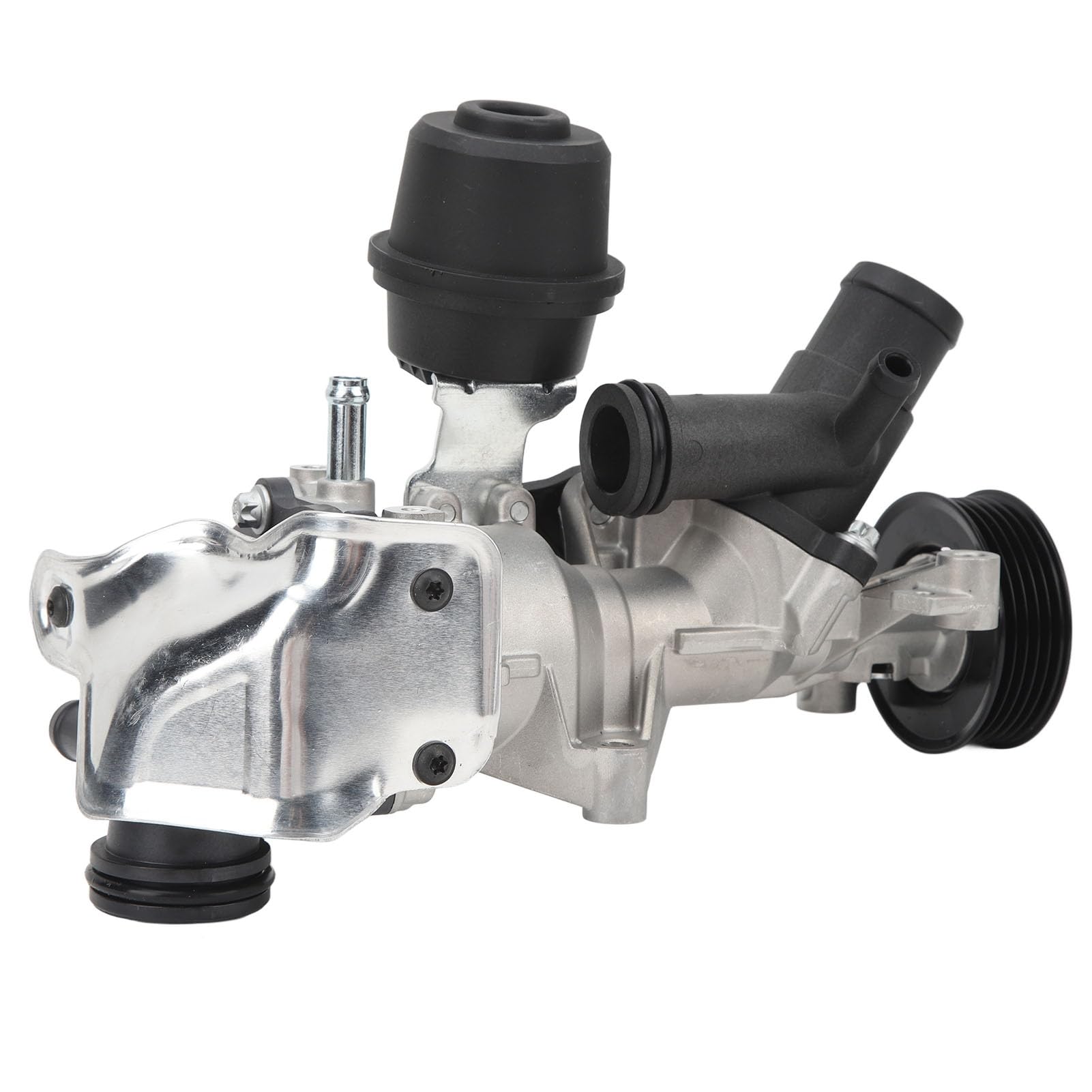 Generic Pompa Wodna Silnika Aluminiowa Pompa Wody Chłodzącej OE A2702000800 Zamiennik dla A KLASA B KLASA CLA Coupe GLA 2011 do 2019 Dopasowanie Układu Chłodzenia