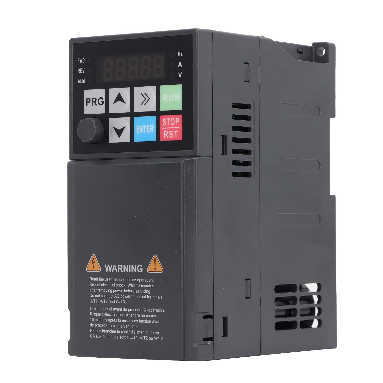 0.75kW 3 fasi a 3 fasi Azionamento Azionamento Convertitore vettoriale Inverter AC380V 50/60Hz 3.4A Ingresso 0-320Hz 2,5A Uscita per controllo industriale Controllo del motore