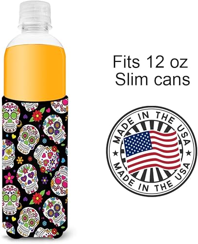 Miniatura 4 de Caroline's Treasures BB5116MUK - Funda para latas delgadas, lavable a máquina, funda aislante plegable para bebidas