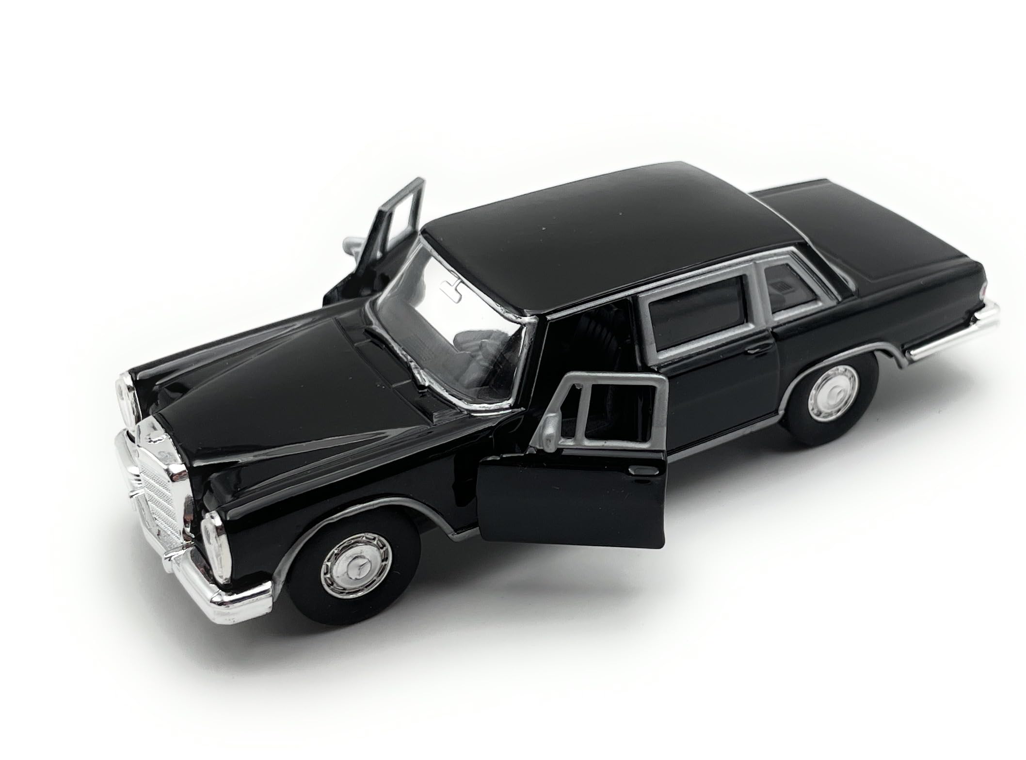 Onwomania model car compatible with 600 vintage car w100 1:34-39 black car miniature vehicle