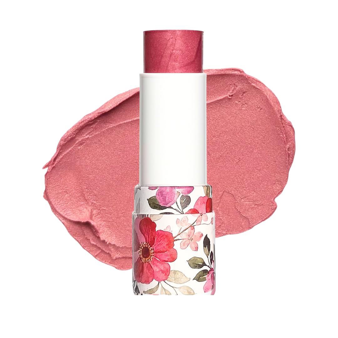 Honeybee Gardens Color Within Reach MultiStick, Peony, Soft Neutral Pink, Multipurpose Makeup, Natural Glow, Easy Application, Vegan, Cruelty-Free,