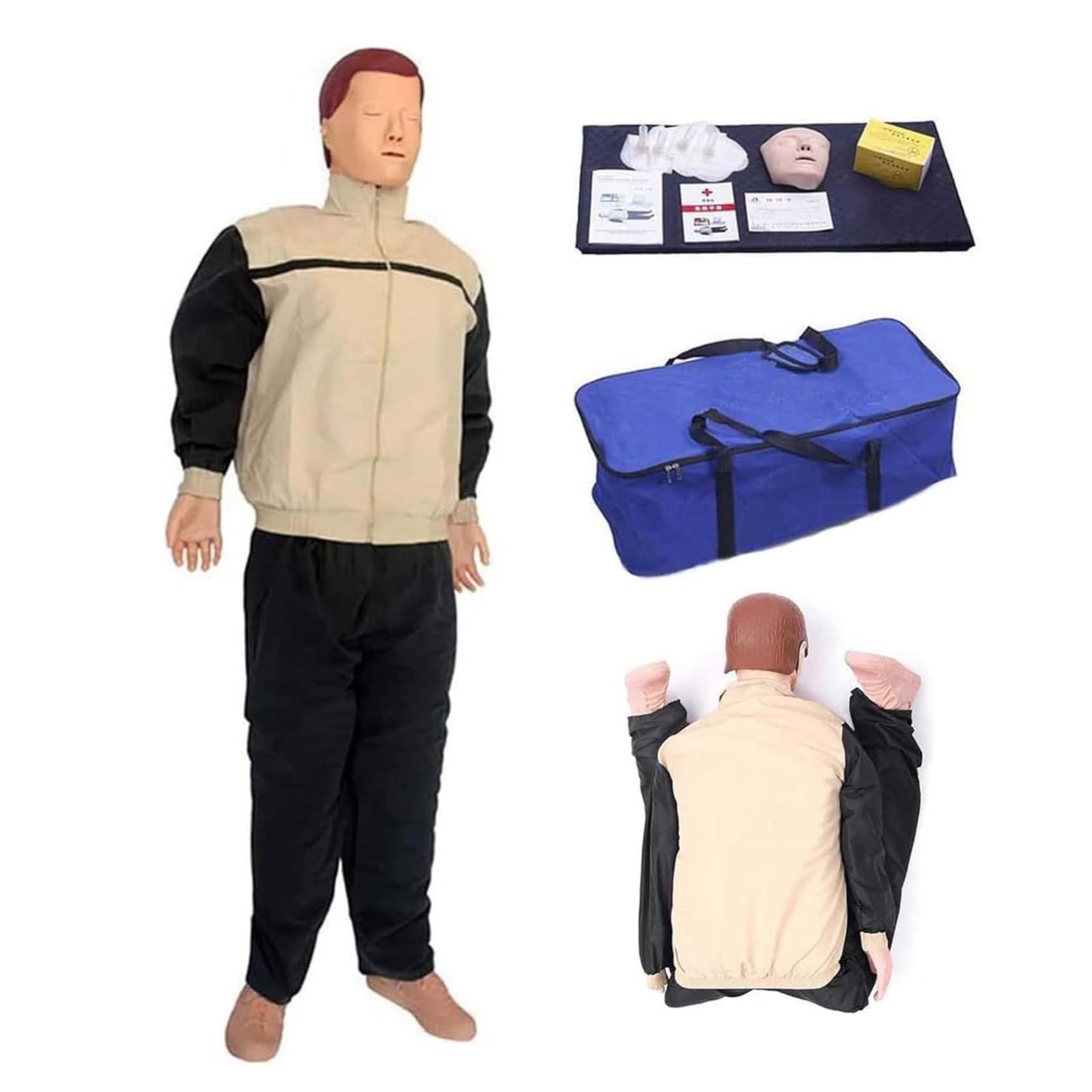 Mannequin de Formation Aux Premiers Secours En RCR Poupée de Réanimation pour Adulte pour Aide À La Formation Médicale Et Éducative