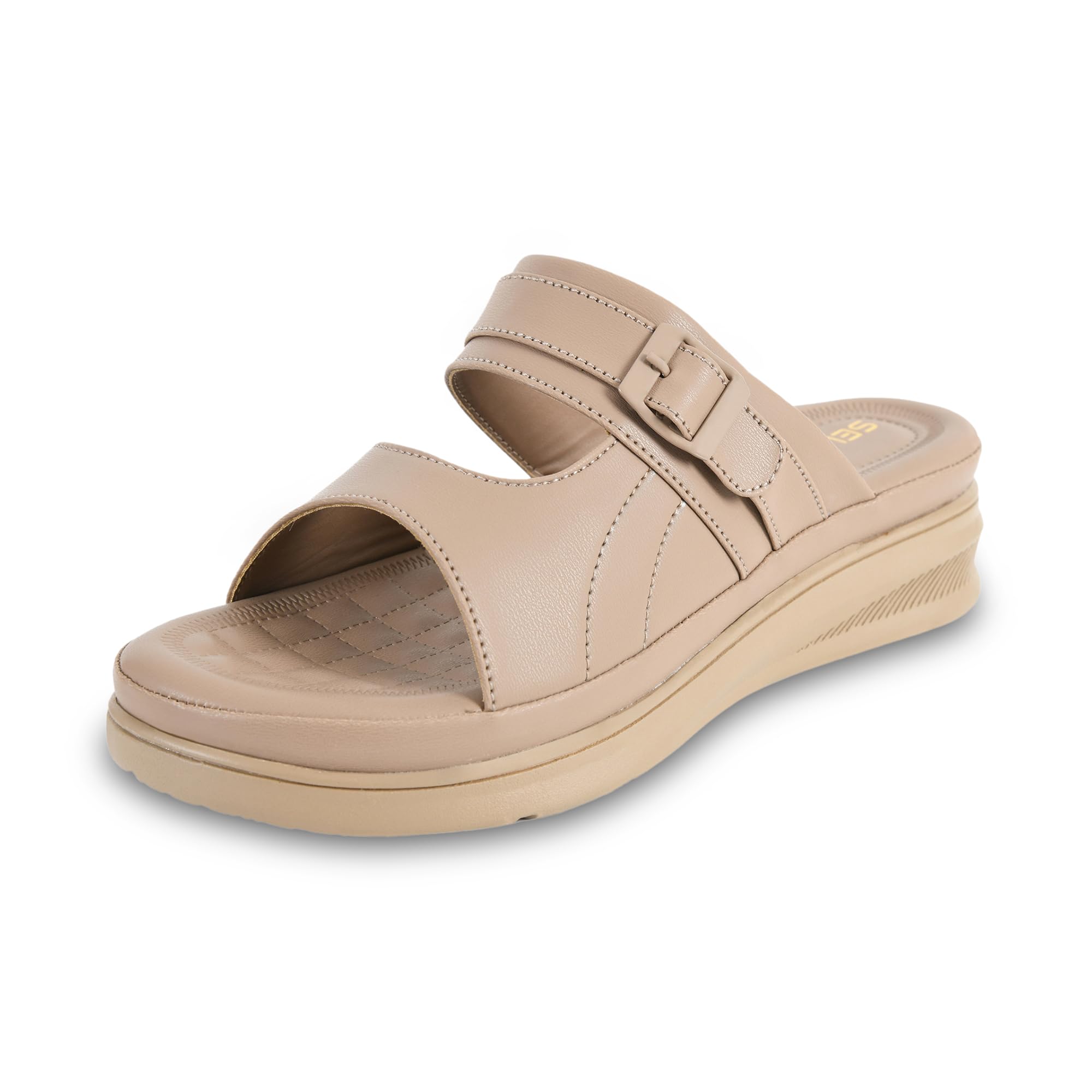 Women’s Extra Soft Memory Foam Wedge Comfort Slippers |Stylish Wedges Sandals For Women & Girls | Extra Soft ortho Wedge Chapple For Women SLB-CHD09-image-47
