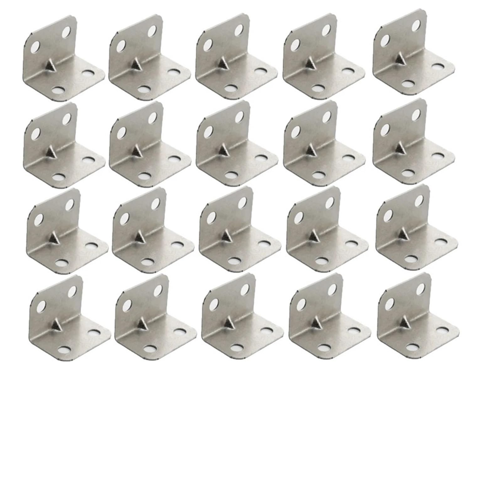 Cidegoo One Color Corner Code Stainless Steel L-Shaped Corner Code Right Angle Laminate Furniture Board Hardware Bracket Cabinet Small Connector
