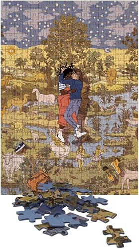 Artish-Puzzle Ilya Milstein, una pareja en el suelo de una iglesia olvidada