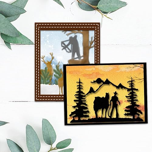 Miniatura 22 de Troqueles de corte de flores de metal, hojas silvestres, flores, troquelados, plantillas en relieve, molde de plantilla para tarjetas, álbumes