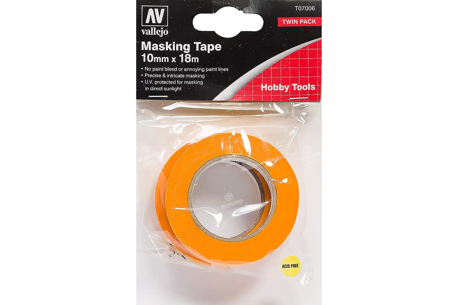 VALT07006 - AV Vallejo Tools - Precision Masking Tape 10mmx18m Twin Pac