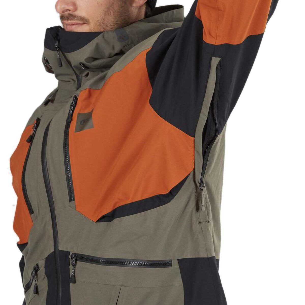 Picture M Naikoon Jacket Oliv - Chaqueta de esquí y snowboard para hombre, talla L, color verde oscuro, verde oscuro