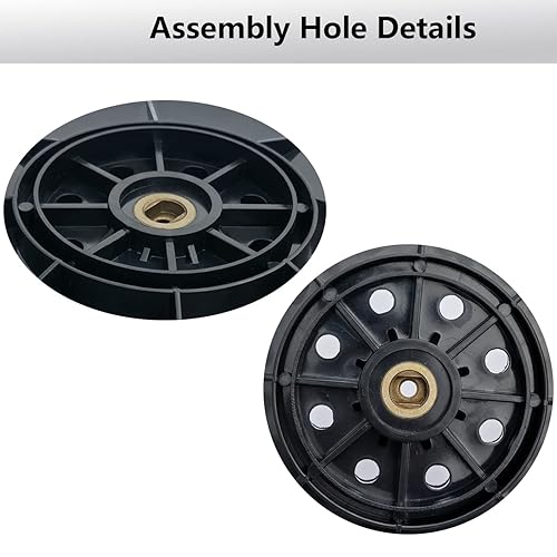 Miniatura 6 de Almohadilla de lijado de paneles de yeso de 9 pulgadas y 8 agujeros para lijadora de paneles de yeso, almohadilla de respaldo de repuesto utilizada