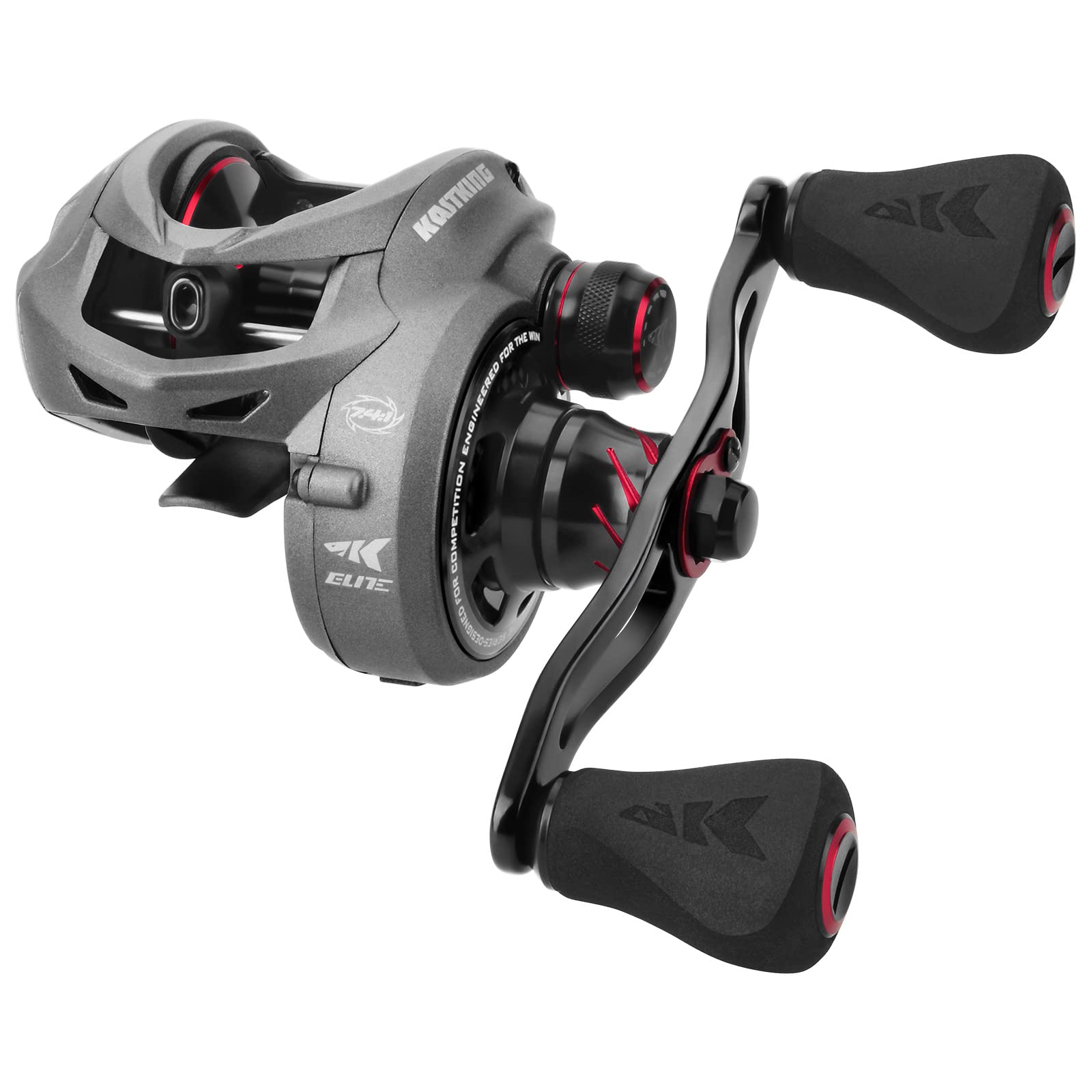 KastKing Speed Demon Elite Fishing Reel, World's Fastest 10.5:1 Gear Ratio/Deadbolt Baitcasting Reel, 10+1 Shielded Stainless Steel BB, CNC Lightweight Aluminum Frame, Available in Skipping Version