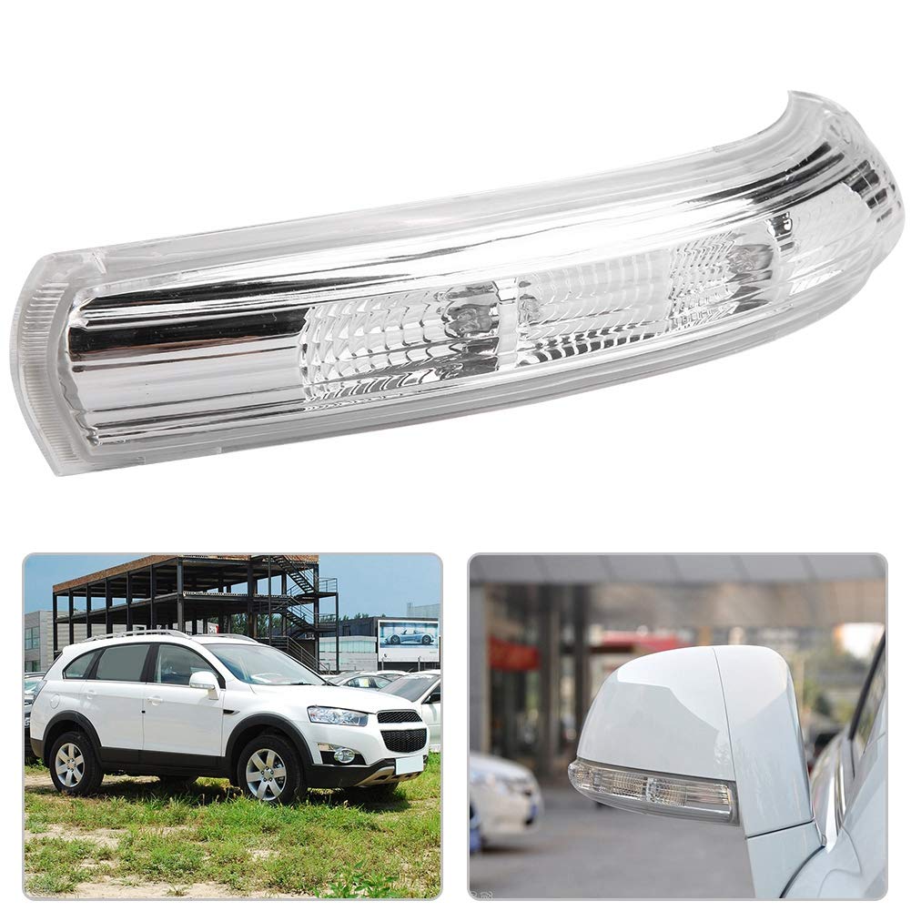 Qiilu Car Rearview Indicatore di direzione, Specchio Indicatore di direzione per Captiva 2007-2016(per guida a destra)