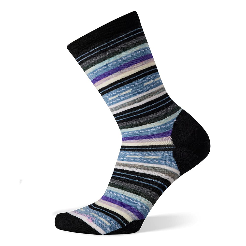 Smartwool SW001634001S Women's Everyday Margarita Crew Socks Black S