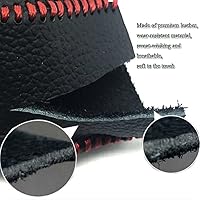 Vista 6 de XITER Cubierta de Perilla de Palanca de Cambios Automática de Cuero, Fundas Protectoras de Palanca de Cambios para Nissan Rogue 2014 2015 2016