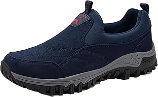 Sponsored You’re seeing this ad based on the product’s relevance to your search query.Learn more about this advertisement AEHO Shoes Extra Wide Men's Slip On Trainers Hands-Free Suede Men's Shoes Without Laces Lightweight Sports Shoes Breathable Leisure Shoes Outdoor Fashion Running Shoes, Blue Blue