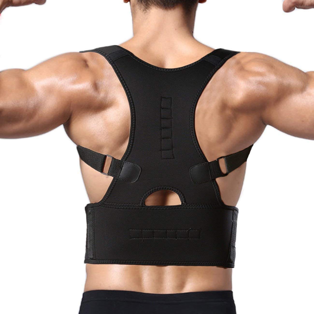 Ozlife Posture Corrector Shoulder Back Support Belt Posture Corrector Therapy Shoulder Belt for Lower and Upper Back Pain Relief for Men and Women