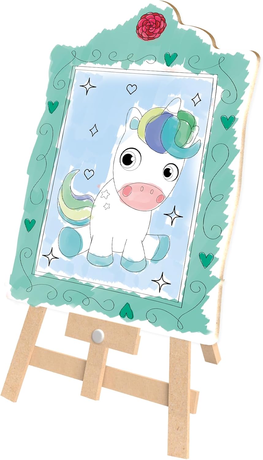 Brincadeira de Criança Super Kit de Pintura Unicórnios