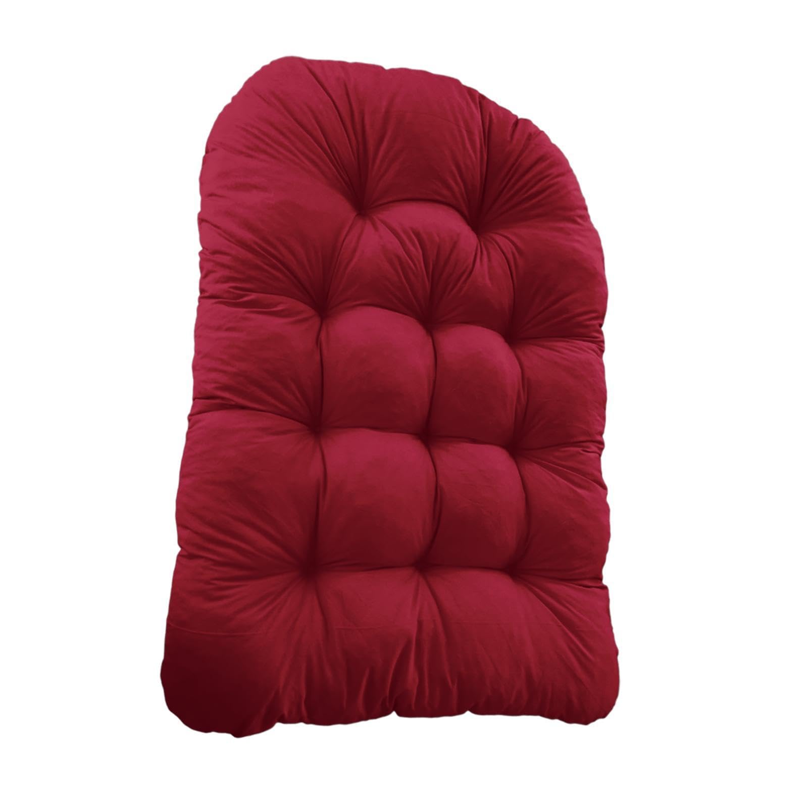 MERISHOPP® Hanging Egg Chair Cushion Soft Basket Chair Cushion for Outdoor Porch Garden Deep Red|Home & Garden | Yard, Garden & Outdoor Living | Patio & Garden Furniture |1 Hanging Egg Chair Cushion-image-18